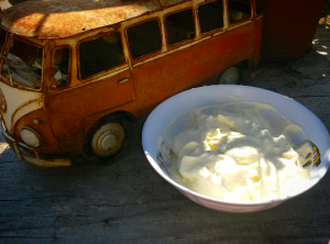Eis selbermachen im Camper 4
